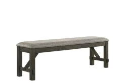 Mor Furniture Seating For 6|Dining Room Sets|Gulliver Dining Table, 4 Chairs & Bench In Rustic Brown