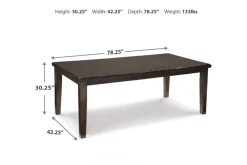 Mor Furniture Dining Room Sets|Seating For 6|Haddigan Extendable Dining Table & 6 Chairs In Dark Brown