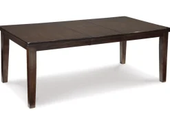 Mor Furniture Seating For 4|Dining Room Sets|Haddigan Extendable Dining Table & 4 Chairs In Dark Brown
