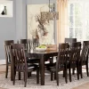 Mor Furniture Seating For 8|Dining Room Sets|Haddigan Extendable Dining Table & 8 Chairs In Dark Brown