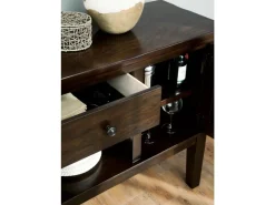 Mor Furniture Sideboards, Buffets & Hutches|Haddigan Server In Dark Brown