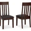 Mor Furniture Dining Chairs|Haddigan Side Chair In Dark Brown, Set Of 2