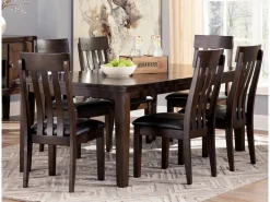 Mor Furniture Dining Chairs|Haddigan Side Chair In Dark Brown, Set Of 2