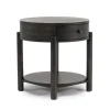 Mor Furniture Sofa & End Tables|Hadleigh Triangular End Table In Coffee Bean