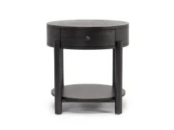 Mor Furniture Sofa & End Tables|Hadleigh Triangular End Table In Coffee Bean