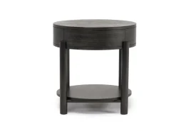 Mor Furniture Sofa & End Tables|Hadleigh Triangular End Table In Coffee Bean