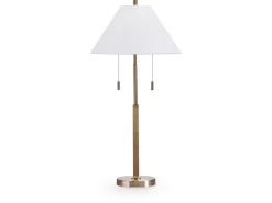 Mor Furniture Shop All Lighting & Lamps|Office Lighting|Haigwood Table Lamp In Antique Gold