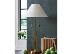 Mor Furniture Shop All Lighting & Lamps|Office Lighting|Haigwood Table Lamp In Antique Gold