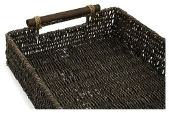 Mor Furniture Trays & Boxes|Halima Tray In Chocolate, Set Of 2