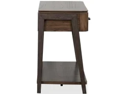 Mor Furniture Sofa & End Tables|Hallie Sofa Table In Milk Chocolate/Dark Chocolate