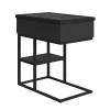 Mor Furniture Accent Tables|Halo Accent C Table In Black