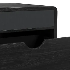 Mor Furniture Sofa & End Tables|Halo Round End Table In Black