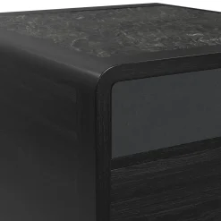 Mor Furniture Sofa & End Tables|Halo Round End Table In Black