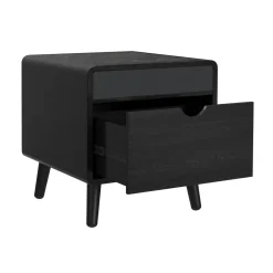 Mor Furniture Sofa & End Tables|Halo Round End Table In Black