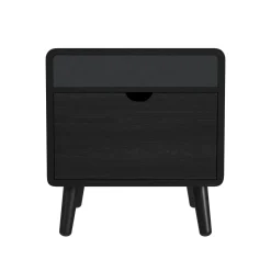 Mor Furniture Sofa & End Tables|Halo Round End Table In Black