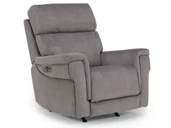 Mor Furniture Recliners|Hamilton 3 Power Recliner In Arula Elephant
