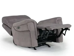 Mor Furniture Recliners|Hamilton 3 Power Recliner In Arula Elephant