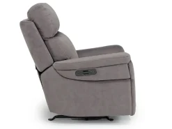 Mor Furniture Recliners|Hamilton 3 Power Recliner In Arula Elephant