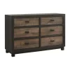Mor Furniture Dressers & Chests|Harlington Dresser In Walnut