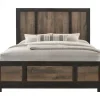 Mor Furniture Beds|Harlington Panel Bed In Walnut, Full