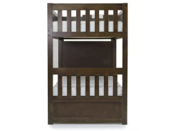 Mor Furniture Kids Beds & Bunk Beds|Harlow Bunk Bed In Espresso, Twin/Twin