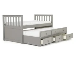 Mor Furniture Kids Beds & Bunk Beds|Harlow Captain Bed W/ Storage Trundle In Espresso