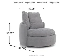 Mor Furniture Chairs|Harrison Swivel Chair In Helio Pewter 100