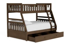 Mor Furniture Kids Beds & Bunk Beds|Hayden Bunk Bed In Espresso, Twin/Full