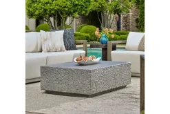 Mor Furniture Outdoor Coffee Tables|Hesston Outdoor Coffee Table In Gray