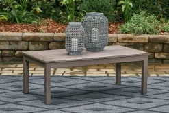 Mor Furniture Outdoor Coffee Tables|Hillside Barn Outdoor Coffee Table In Gray/Brown