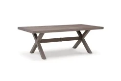 Mor Furniture Outdoor Dining Sets|Hillside Barn Outdoor Dining Table, 4 Side Chairs & 2 Arm Chairs In Gray/Brown