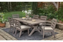 Mor Furniture Outdoor Dining Tables|Hillside Barn Outdoor Dining Table In Gray/Brown