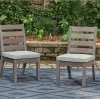 Mor Furniture Outdoor Dining Chairs|Hillside Barn Outdoor Side Chair In Gray/Brown, Set Of 2