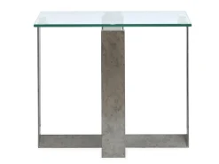 Mor Furniture Sofa & End Tables|Holden End Table In Aged Pewter