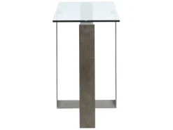 Mor Furniture Sofa & End Tables|Holden Rectangle Sofa Table Top In Aged Pewter