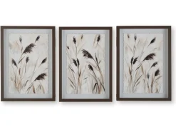 Mor Furniture Wall Art & Accents|Honslow Floral Wall Art, Set Of 3