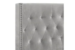 Mor Furniture Beds|Huxley Panel Bed In Gray, Full