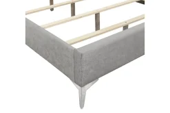 Mor Furniture Beds|Huxley Panel Bed In Gray, Full