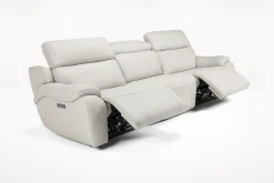 Mor Furniture Reclining Sofas|Sofas|Imperial 2 Power Sofa In Blanca Light Gray Leather