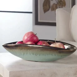 Mor Furniture Trays & Boxes|Iroquois Bowl In Green