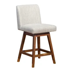 Mor Furniture Counter Height Stools|Barstools|Isabella Swivel Counter Height Stool In Beige