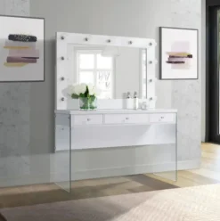 Mor Furniture Vanities & Mirrors|Jacey Vanity & Mirror In White