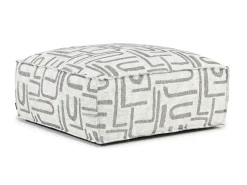 Mor Furniture Coffee Tables|Jakob Accent Ottoman In Sherpa Gray