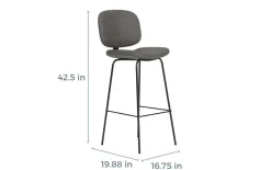 Mor Furniture Barstools|James Barstool In Slate