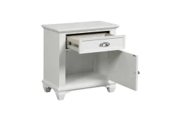 Mor Furniture Bedroom Sets|Jamestown Panel Bed, Dresser, Mirror & Nightstand In , Queen White