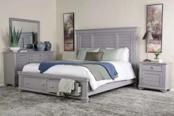 Mor Furniture Storage Beds|Beds|Jamestown Storage Bed In , Queen White