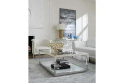 Mor Furniture Coffee Tables|Jasper Coffee Table In Glass/Stainless Steel