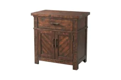 Mor Furniture Bedroom Sets|Jax Storage Bed, Dresser, Mirror, Nightstand & Chest In Cherry, Queen