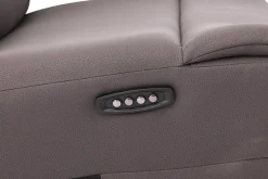 Mor Furniture Reclining Loveseats|Loveseats|Jaxon 2 Power Console Loveseat In Mushroom