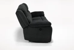 Mor Furniture Sofas|Jayne Power Sofa W/ Drop Down Table In Brown